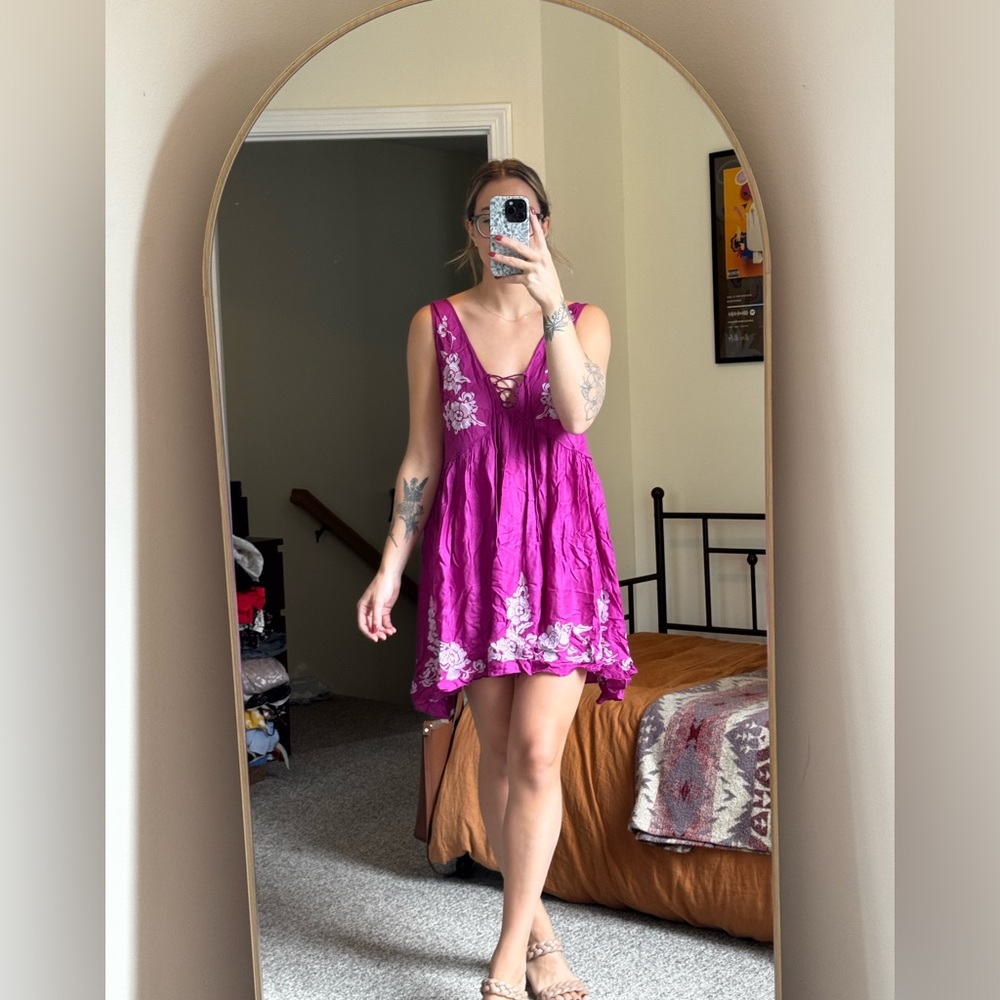 Free People Intimately Aida Floral Slip Dress
